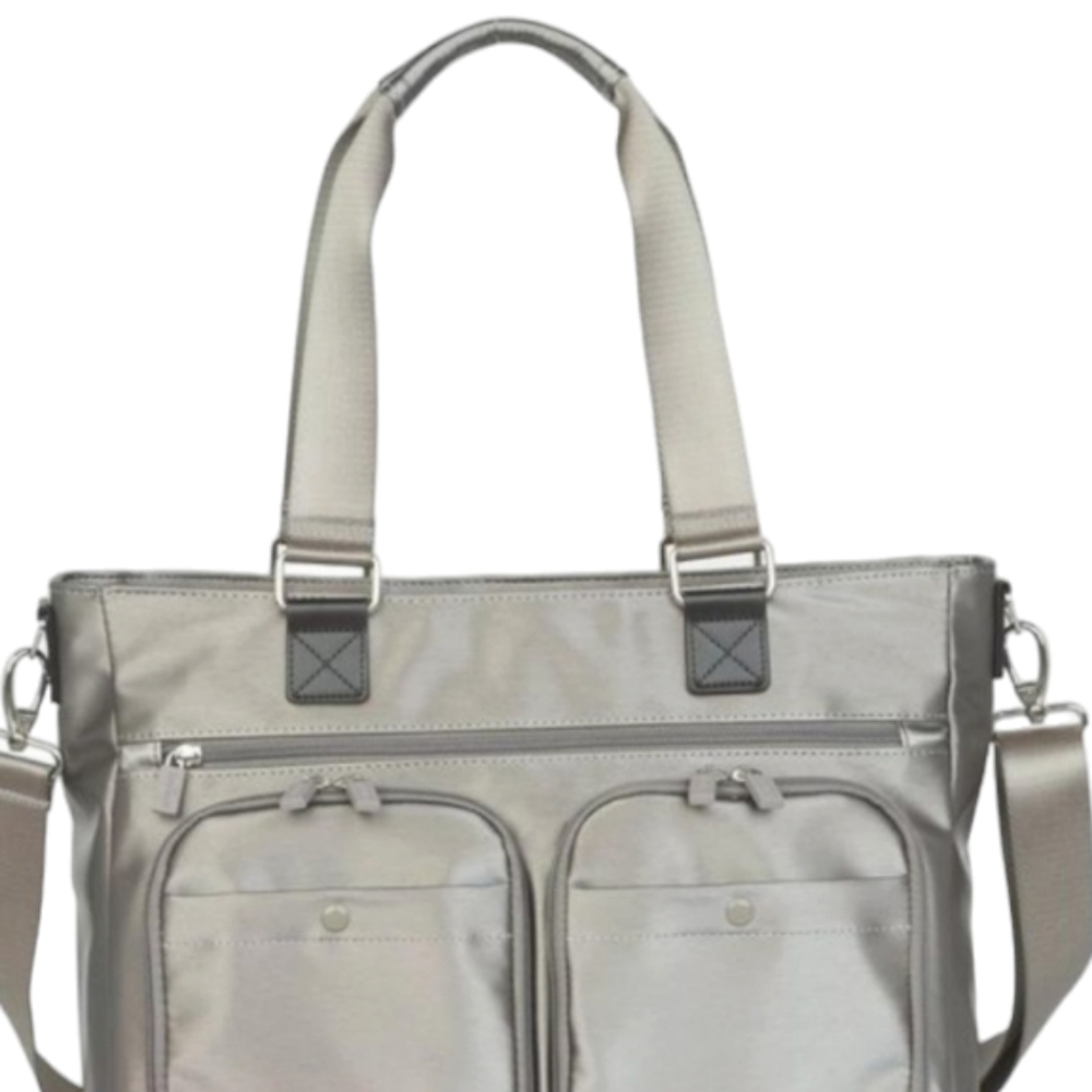 IHKWIP Cargo Catchall Tote Crossbody Straps Metallic Bag - Picture 2 of 16